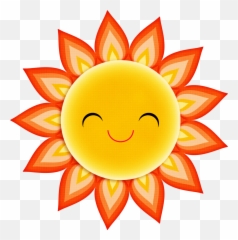Sunset Clipart Sunshine Sunset Sunshine Transparent Free - Clipart Cute Sun Png Emoji,Sunset Emoji
