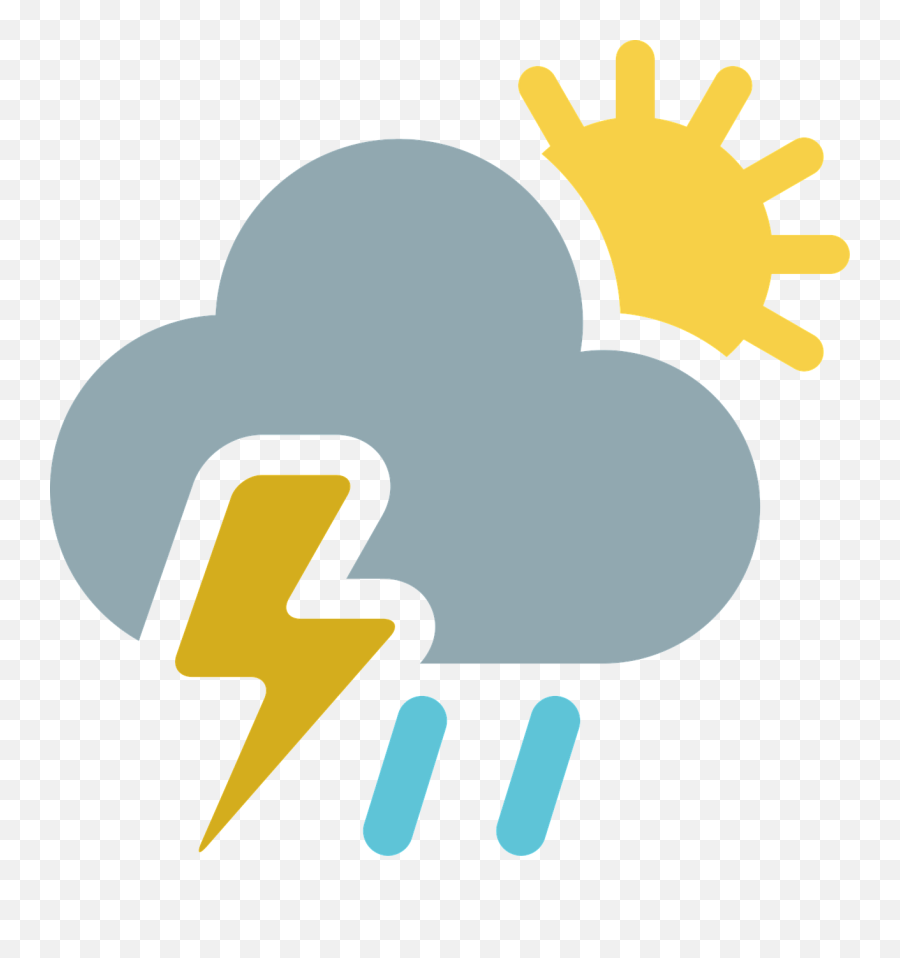 Cloudy Png - Cloud Partly Cloudy Sun Rain Weather Emoji,Emoji Symbols For Sunshine
