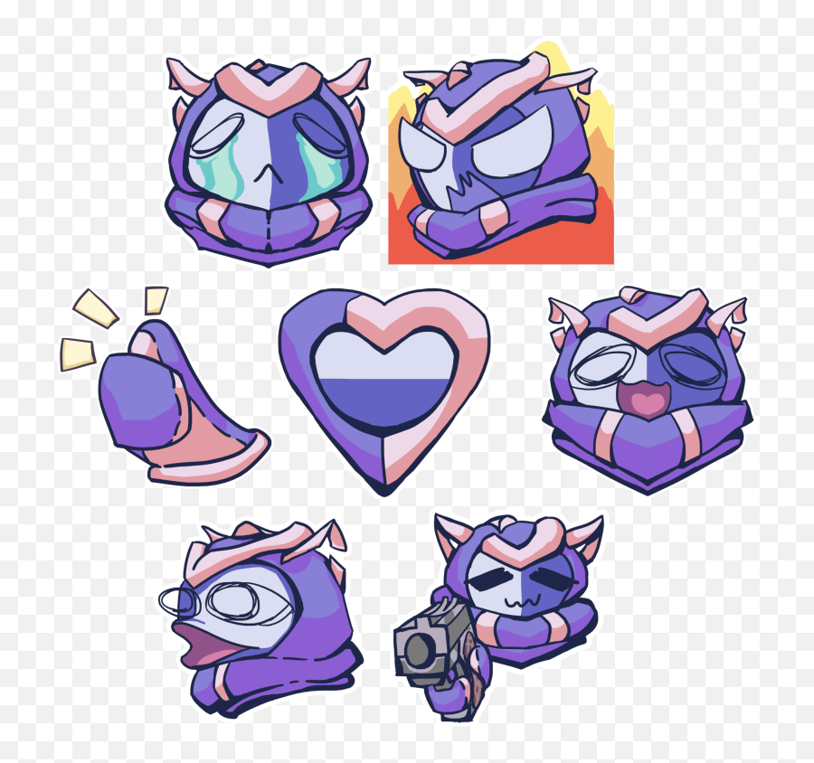 Oc Twitch Emoteswhatsapp Stickers Domestika - Girly Emoji,Dss Twitch Emoticons