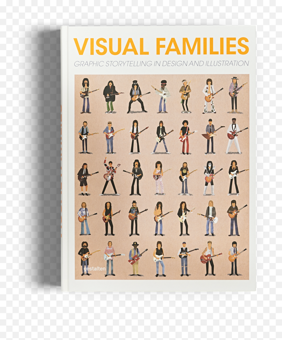 Visual Families - Poster Guitariste Emoji,The Emotion Of Color Design Book