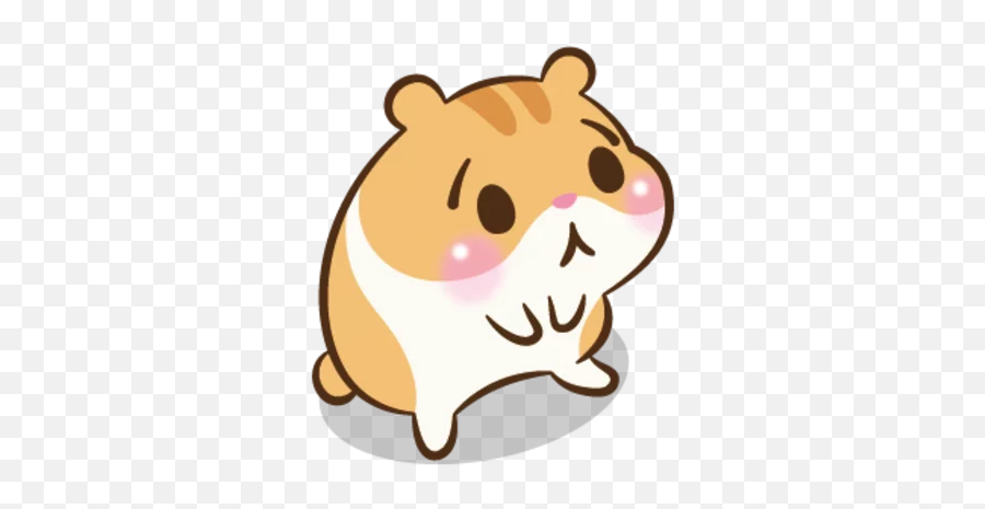 Chloe The Hamster Telegram Stickers - Happy Emoji,Hamaster Emoji