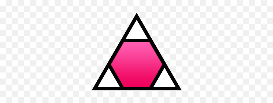 The Energy Triangle Symbol Of - Dot Emoji,Attributes Triangle Emotion