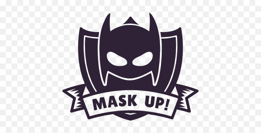 Batman Mask Up Badge - Transparent Png U0026 Svg Vector File Fictional Character Emoji,Batman Emoji