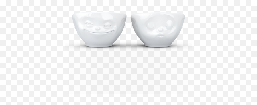 Coppia Due Bowl 100ml Kissing E Grinning Emoji,Tassen Emotion Bowls