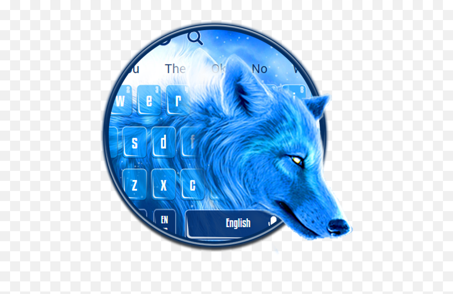 Neon Wild Wolf Theme - Alaskan Tundra Wolf Emoji,Wolf Emoji Android