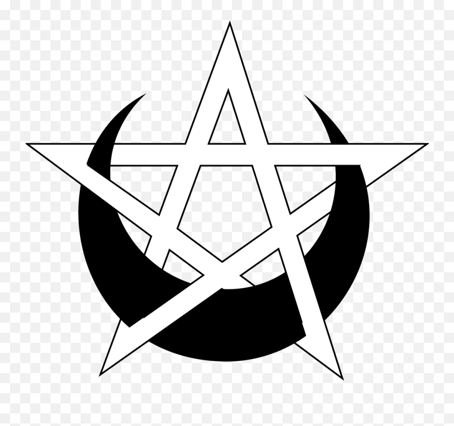 Nyxu0027s Moon And Star Symbol Goddess Symbols Mark Tattoo Emoji,Star Emoticon Black
