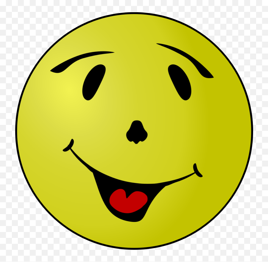 Happy Grin 2 - Openclipart Emoji,Emoticon Grin