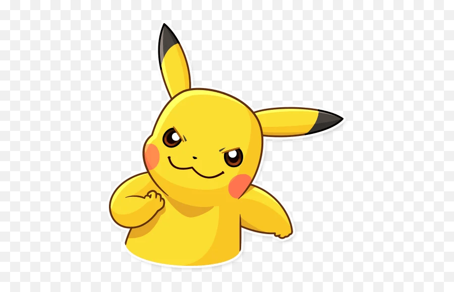 Png - Stiker Wa Pikachu Emoji,Lemur Emoji