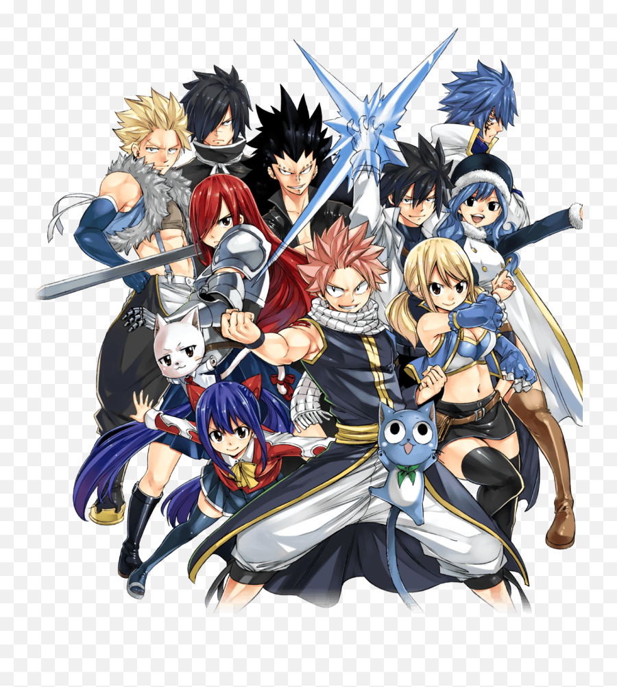 Fairy Tail 2020 Game Key Art In Png - Fairy Tail Emoji,Fairy Tail Emojis