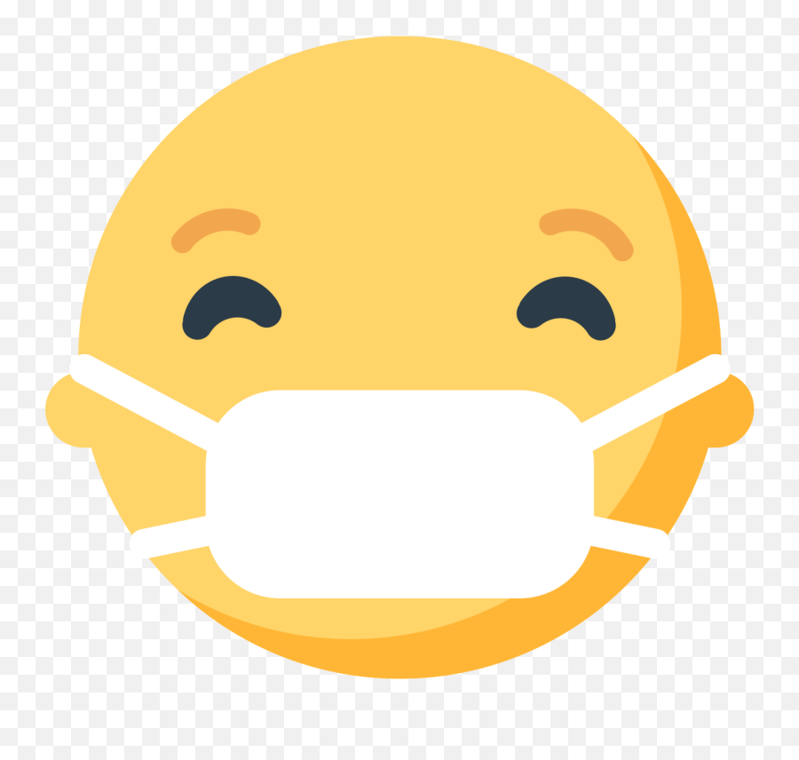 Face With Medical Mask Emoji - Caras Con Cubrebocas,Emoji Faces Text