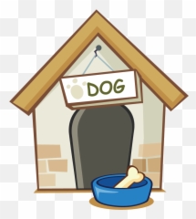 Graphic Library Library Dog Puppy House - Dog House Cartoon Png Emoji,Bote De Basura Emoticon