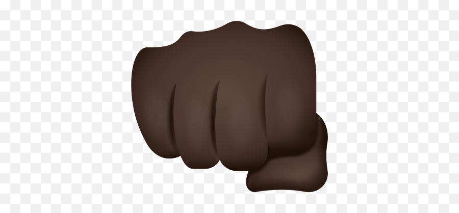 Oncoming Fist Dark Skin Tone Icon - Fist Emoji,Fist Emoji