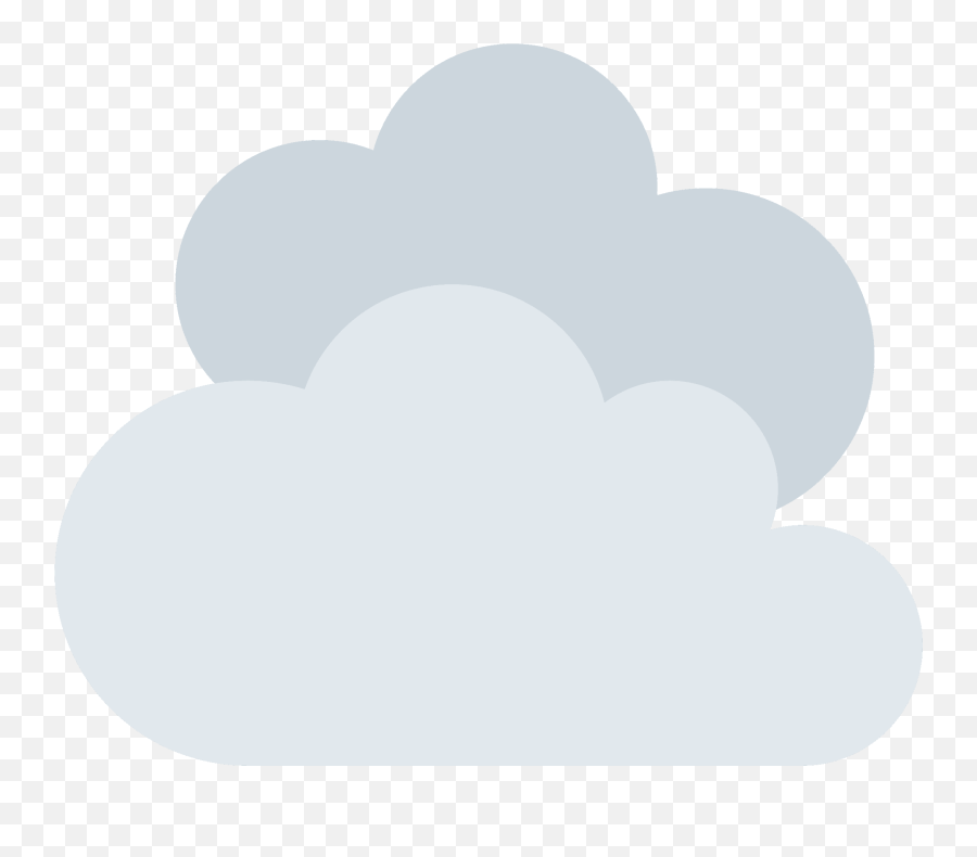 Cloud Emoji - Cloud Emoji,Cloudy Emoji