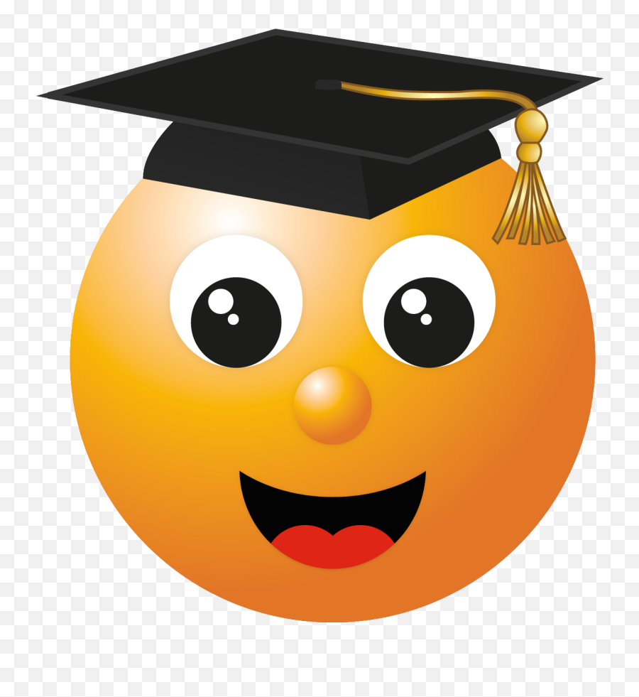 Smiley Emoji Cute Emoji Smiley - Emoji,Graduation Emoji