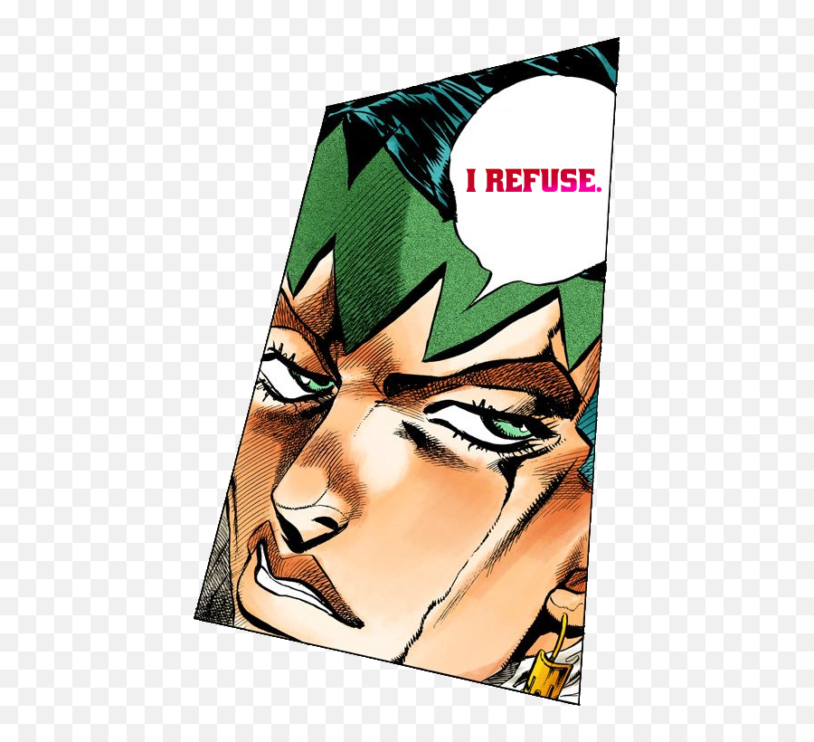 Swerve - Kishibe Rohan But I Refuse Emoji,Jotaro Express Emotion