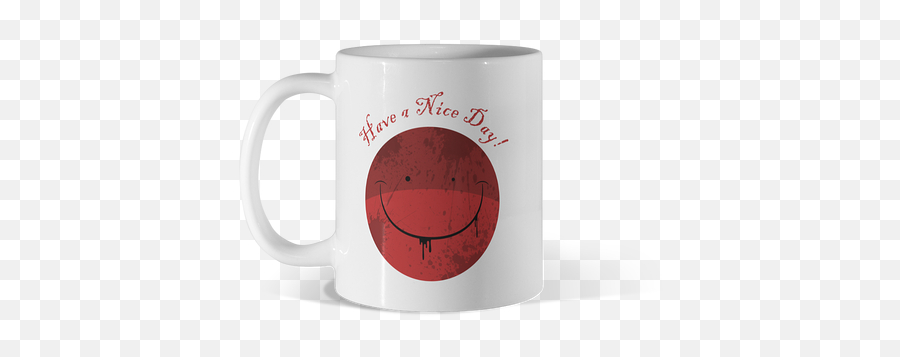 Trending Funny Mugs Design By Humans - Magic Mug Emoji,Batting Lashes Emoticon