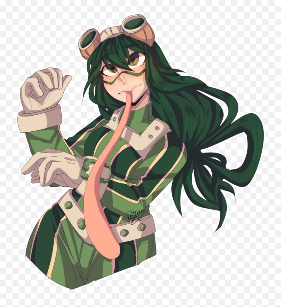 My Hero Academia Anime Heart Meme - Tsuyu Asui My Hero Academia Froppy Emoji,Boku No Hero Academia Emoticons