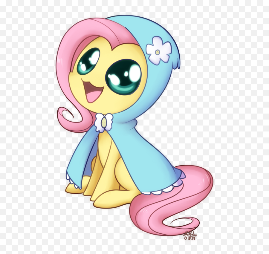 Friendship Is Magic - Chibi Fluttershy Cute Emoji,Mlp Chibi Emotions