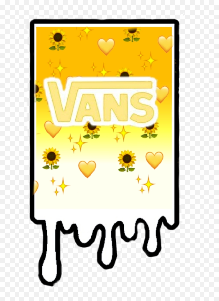 Yellow Aesthetic Vsco Challenge Color Sticker By Eme - Yellow Aesthetic Vans Logo Emoji,Emoji Challenge