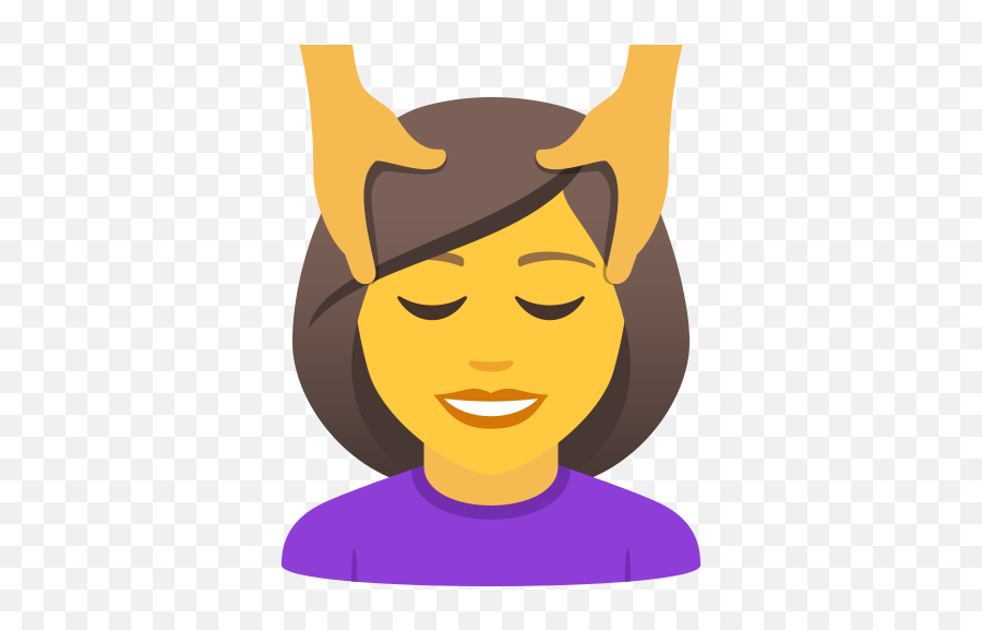 Emoji U200d Woman Getting A Massage Wprock - Emoji Etudiante,Hair Emoji