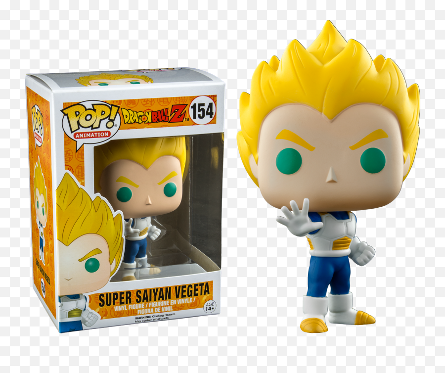 Funko Pop Vinyl Figure Animation Dragon Ball Z 154 Super Saiyan Vegeta Fun11047 - Funko Pop Vegeta Ssj Emoji,Super Saiyan 2 Vegeta & Bulma- Outburst Of Emotion