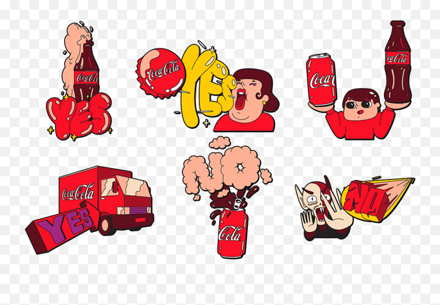 Coca - Fictional Character Emoji,Coca Cola Emoticon