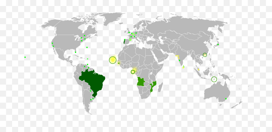 Portuguese Language - Wikipedia World Map Emoji,Subjunctive With Emotion