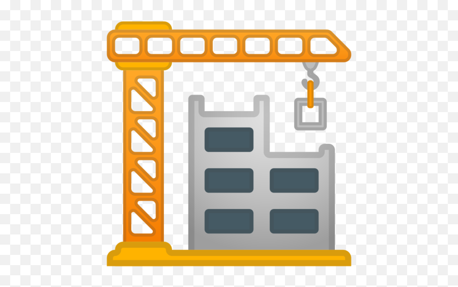 Building Construction Emoji - Building Construction Emoji,Crane Emoji