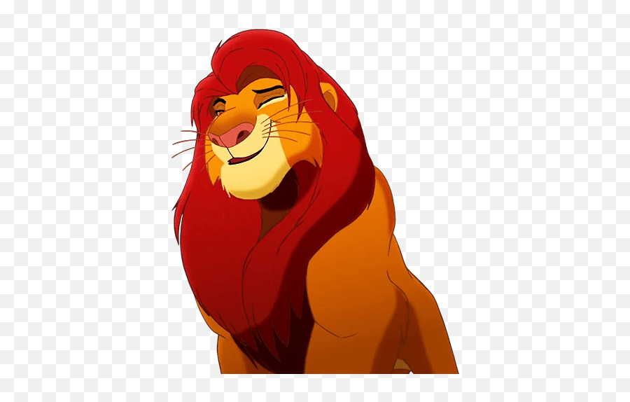 The Lion King Stickers - Leo Emoji,Lack Of Emotion Lion King