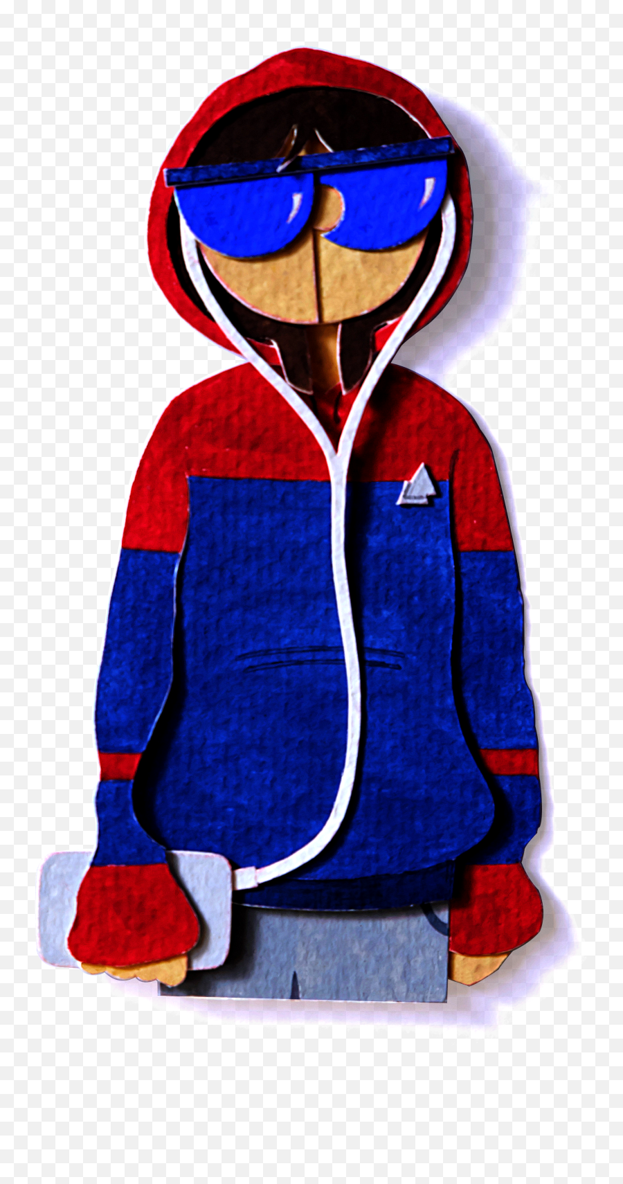 Pin By Colouredpaperstudio On Paper Art In 2020 Fashion - Hooded Emoji,Intense Emotion Drawings