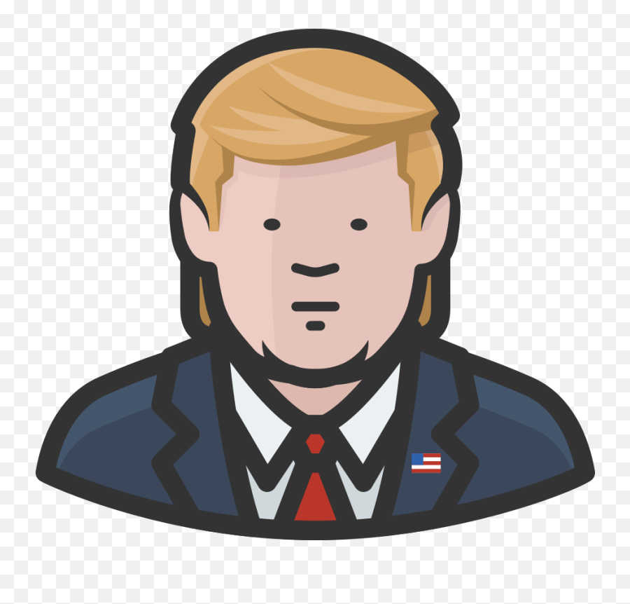 Donald Trump Icon - Donald Trump Icon Png Emoji,Emoji Movie Trump