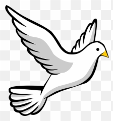 Free Clipart Bird Black And White - Dove Drawing Emoji,Flying Bird Emoji
