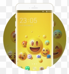 Happy Smile Free Theme Design For Emoji Wallpaper - Smartphone,Nutella Emoji
