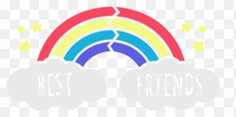 Best Friends Rainbow Transparent Png - Language Emoji,Rainbow Emoji Svg