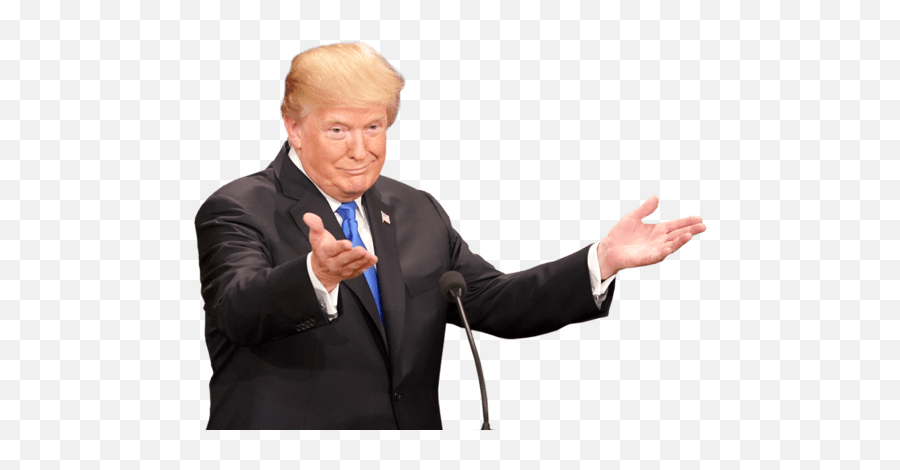 Trump As Optimist Salesman Or Bully Emoji,Trump Thumbs Up American Emoticon