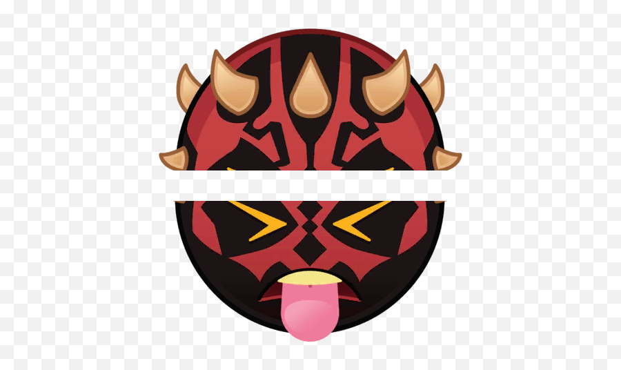 This Is What Darth Maul Defeated Should Have Looked Like Emoji,Red K Emoji
