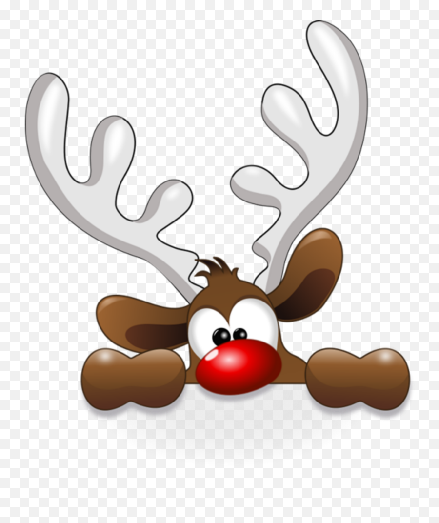 Reindeer - Reindeer Cute Christmas Clipart Emoji,Reindeer Emoji