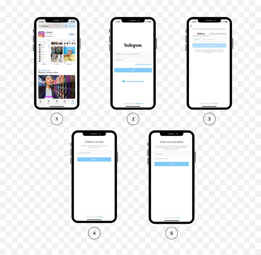 Cómo Crear Una Cuenta De Instagram - Dxmedia Emoji,Como Ponerle Emojis A Los Contactos