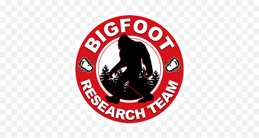 Bigfoot 3 Bigfoot Research Team Red Sticker - Sasquatch Window Decal Ebay Emoji,Bigfoot Emoticon Facebook