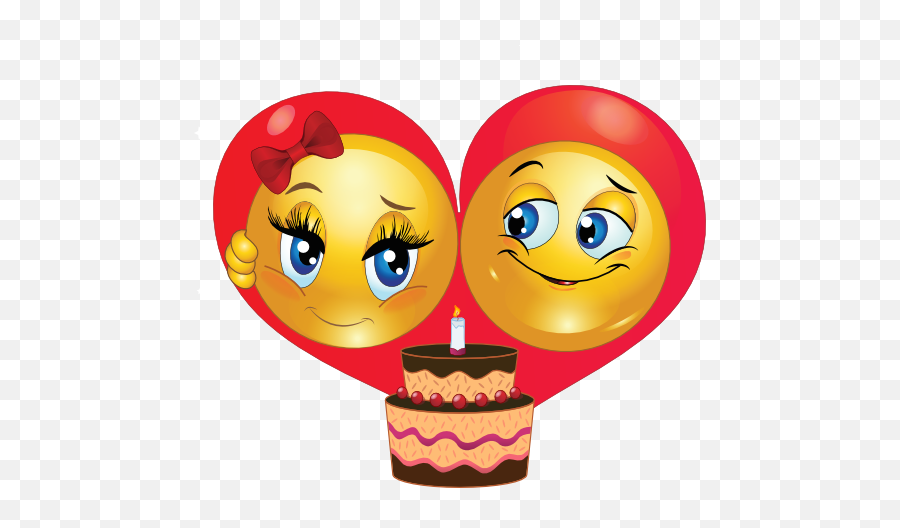 Imágenes Divertidas De Felíz Cumpleaños Con Emoticones - Emoji Eu Te Amo,Birthday Emojis