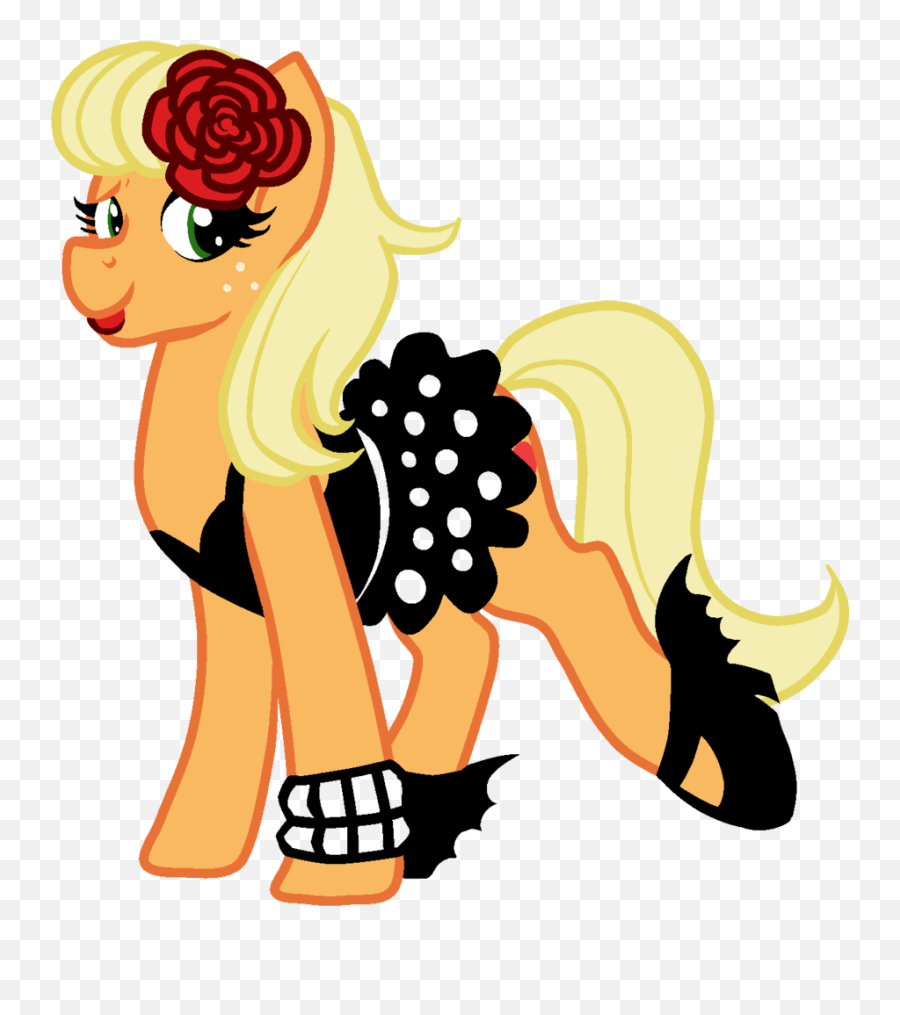 Alternate Hairstyle Applejack Artist - Artist Clipart Mythical Creature Emoji,Eye Palette Emoji