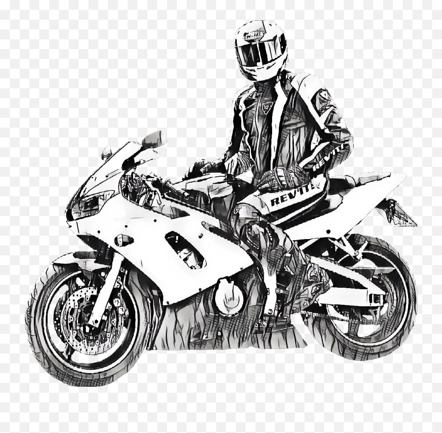 Biker Bike Motor Motorrad Sticker - Motorcycle Helmet Emoji,Biker Emoji