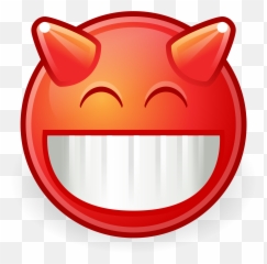 Demon Png - Devilish Smiley Face Emoji,Jewish Emoticon