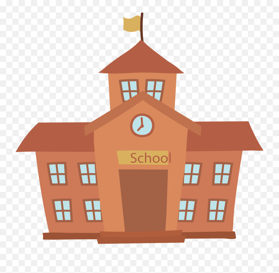 Download Building School Cartoon Free Transparent Image Hq - School Cartoon Png Emoji,Pen Pineapple Apple Pen Emoji Movie
