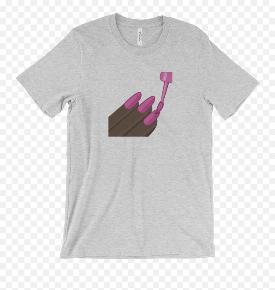 Dark Nail Polish Emoji - Yosemite National Park T Shirt,Nail Emoji