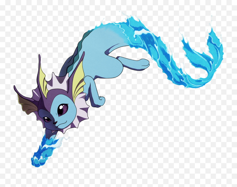 Png Vaporeon Png Available - Vaporeon Fan Art Png Emoji,Vaporeon Emoji