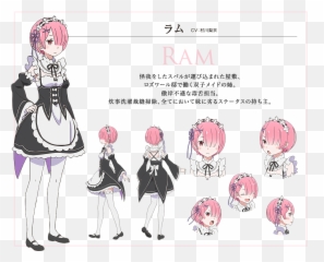 Zero Rem Female Maid Rig - Re Zero Ram Emoji,Anime Emotion Sheet