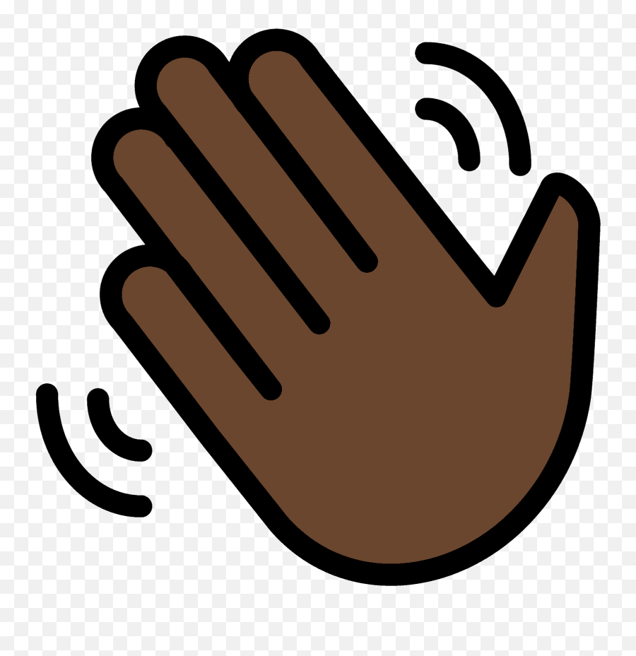 Waving Hand Emoji Clipart - Waving Symbol,Hand Emoji