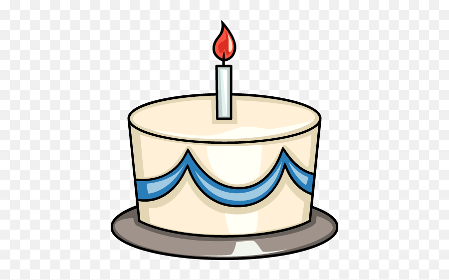 Birthday Cake Download Birthday Clip - 1 Year Birthday Cake Cartoon Emoji,Emoji Birthday Candles