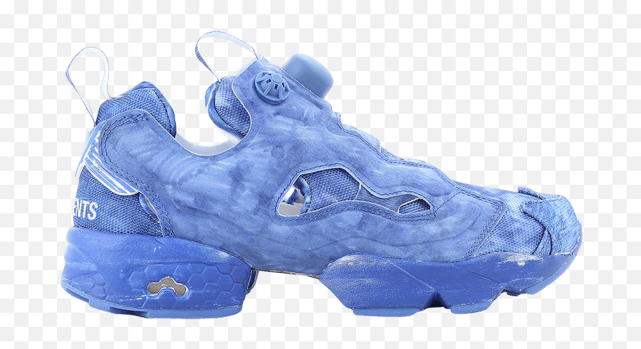 Vetements X Instapump Fury U0027blue Blastu0027 - Round Toe Emoji,Yeezy Boost Emoji